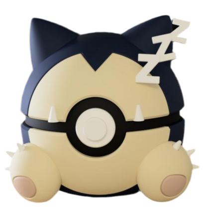 #0143 Snorlax Character Ball by N3D