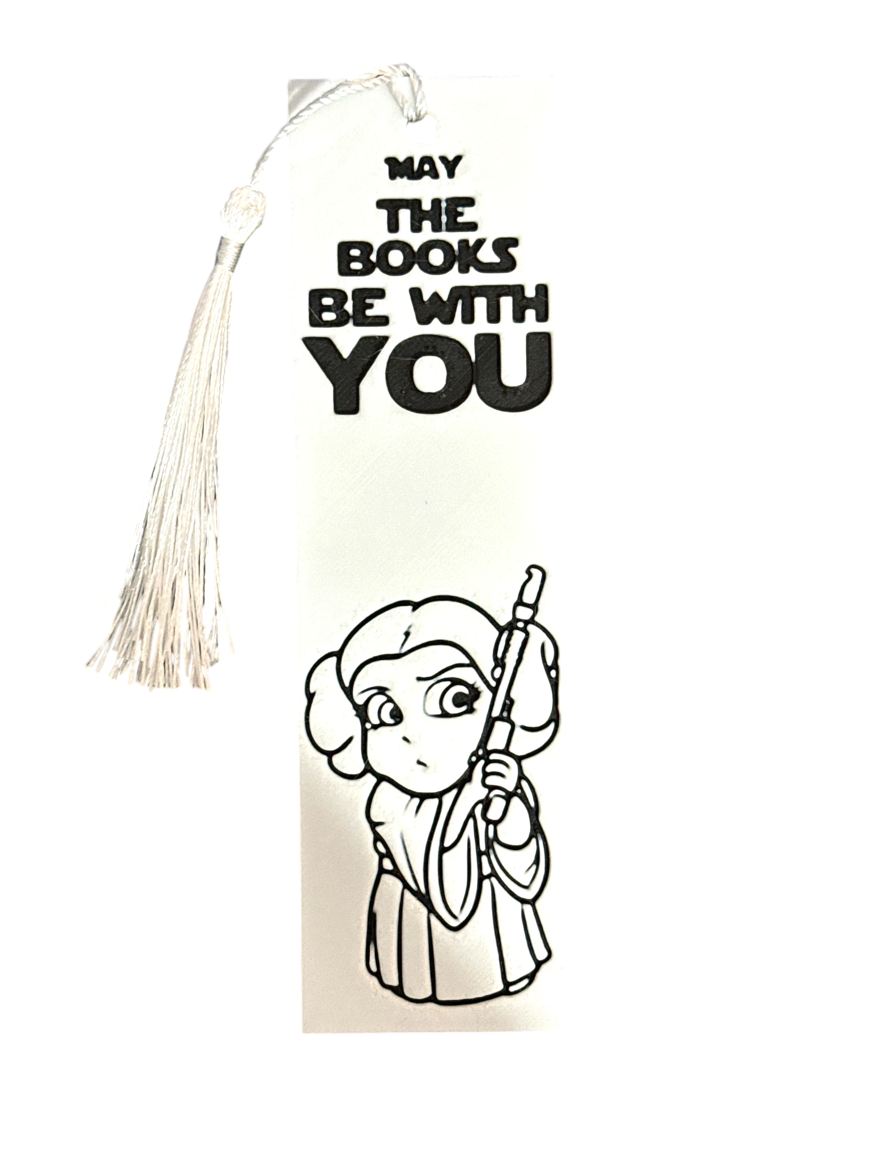 Fan created bookmark inspired by the Star Wars universe.
Princess Leyla holding up a gun
3D Printed and coloured by 3D Marvels, designed by Mysstra hueforge 3Dart