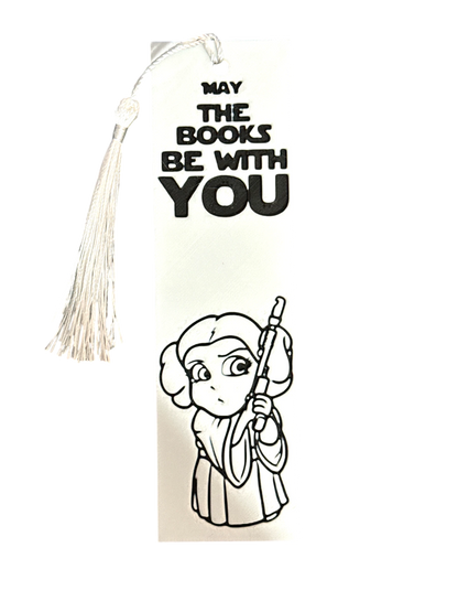 Fan created bookmark inspired by the Star Wars universe.
Princess Leyla holding up a gun
3D Printed and coloured by 3D Marvels, designed by Mysstra hueforge 3Dart