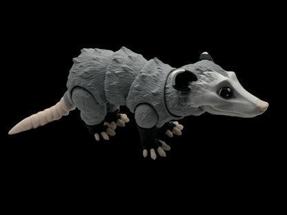 cute cool adorable opossum matmiremakes articulated fidget desk toy collectable figurine 3d printed high quality made in ireland europe