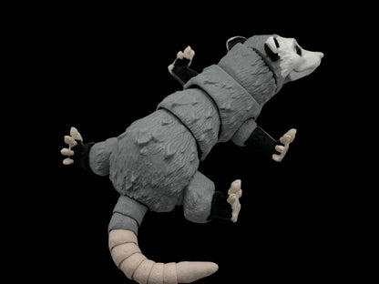 cute cool adorable opossum matmiremakes articulated fidget desk toy collectable figurine 3d printed high quality made in ireland europe