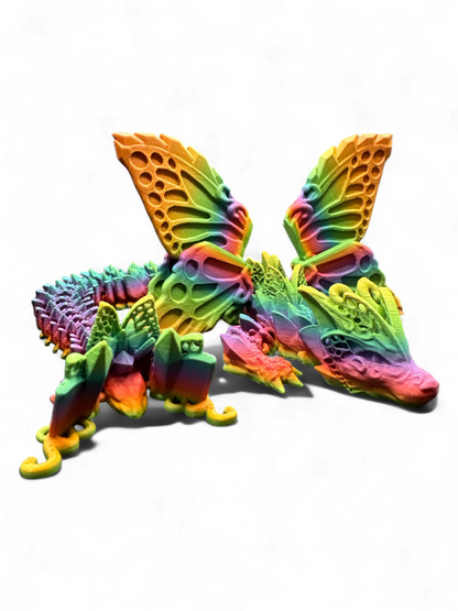 Fae Wolf Butterfly Dragon by Cinderwing3D