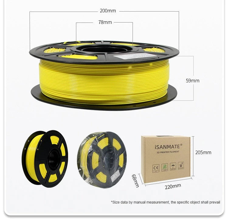 Economical PLA+ iSANMATE Filament ePLA, iSANMATE, PLA, Prototyping 3D Marvels