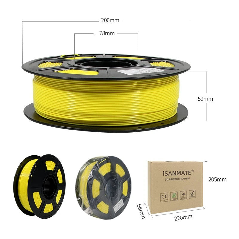 Economical PLA+ iSANMATE Filament ePLA, iSANMATE, PLA, Prototyping 3D Marvels