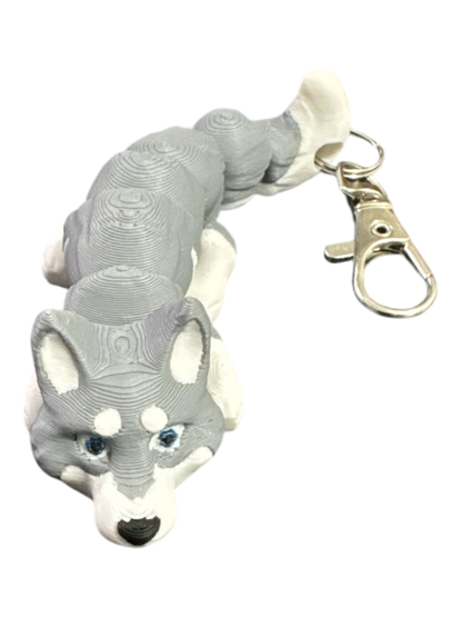 Husky Keychain by KEKreations