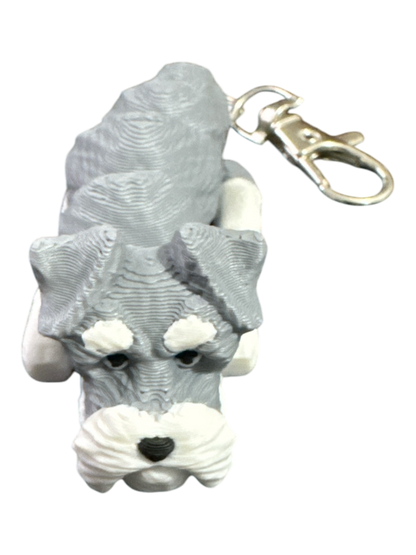 Schnauzer Keychain by KEKreations