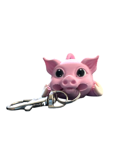 Piggy Fidget Keychain by MysticSaige