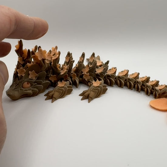 Baby Orchid Dragon Cinderwing Wood PLA Glow Dark 3D printed video