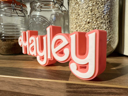 Gift for Valentine: Personalized Dolly Name Sign for Teachers - Birthday, Name Day, or Baby Sign Name - Customized Keepsake for Loved Ones