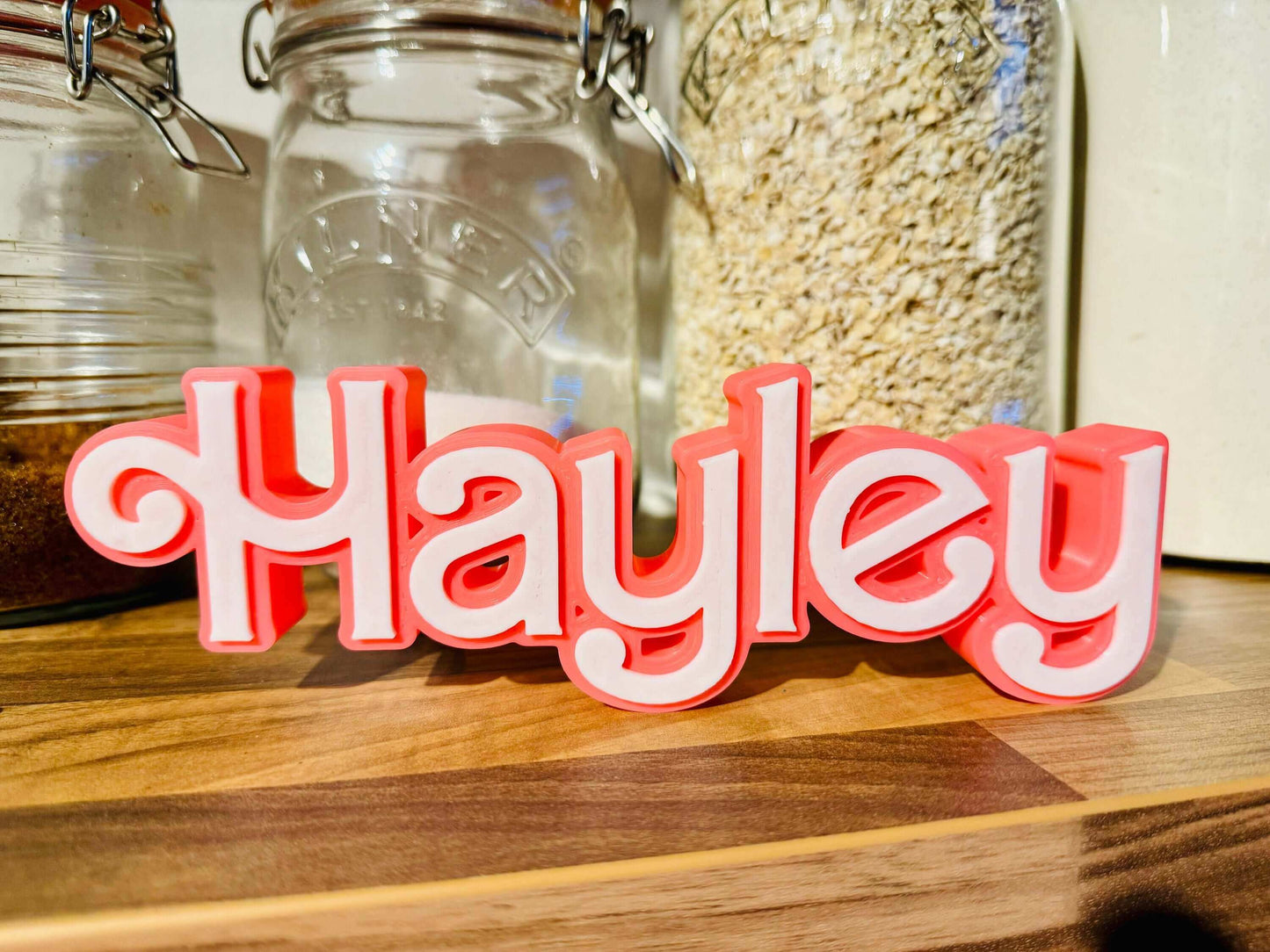 Gift for Valentine: Personalized Dolly Name Sign for Teachers - Birthday, Name Day, or Baby Sign Name - Customized Keepsake for Loved Ones