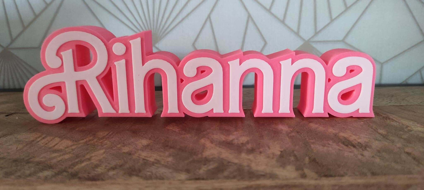 Gift for Valentine: Personalized Dolly Name Sign for Teachers - Birthday, Name Day, or Baby Sign Name - Customized Keepsake for Loved Ones