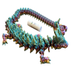 Light Heart Dragon – Articulated 3D Printed Toy | Flexible, Eco-Friendly & Durable | Fantasy Collectible for Kids & Adults