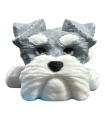 Schnauzer, 3d printed, dog keychain, fidget toy, kekreations 3d, cute dog, cool dog