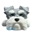 Schnauzer, 3d printed, dog keychain, fidget toy, kekreations 3d, cute dog, cool dog