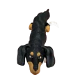 Dachshund, 3d printed, dog keychain, fidget toy, kekreations 3d, cute dog, cool dog