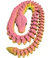 3D Articulated Crystal Snake – Fantasy Flexible Reptile Toy for Stress Relief & Fun
