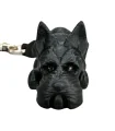 Scottish Terrier Dog Fidget Keychain, 3d printed, dog keychain, fidget toy, kekreations 3d, cute dog, cool dog
