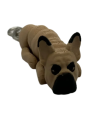 American Bully Dog Fidget Keychain, 3d printed, dog keychain, fidget toy, kekreations 3d, cute dog, cool dog