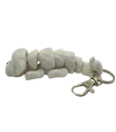 Bichon Frise Dog Fidget Keychain, 3d printed, dog keychain, fidget toy, kekreations 3d, cute dog, cool dog