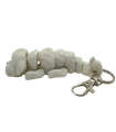 Doodle Dog Fidget Keychain, 3d printed, dog keychain, fidget toy, kekreations 3d, cute dog, cool dog