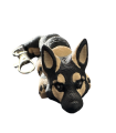 German Shepherd Dog Fidget Keychain, 3d printed, dog keychain, fidget toy, kekreations 3d, cute dog, cool dog
