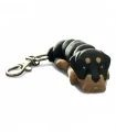 Rottweiler Dog Fidget Keychain