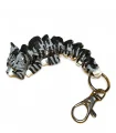 Longhaired Manx Cat Keychain