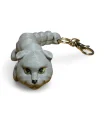 Scottish Fold Cat Keychain