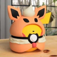 Pikachu Flareon Poncho